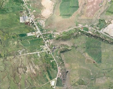 Aerial View of Peoa Settlement