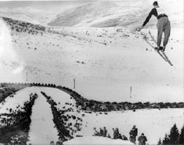 Ralph Bistila at Ecker Hill Ski Jumping