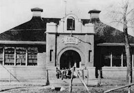 Front of Henefer School