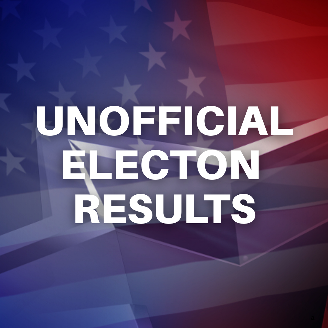 Unofficial Election Results Graphic 